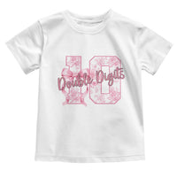 10th Birthday Toddler T Shirt Double Digits Pink Coquette Bow 10 Year Old Aesthetic