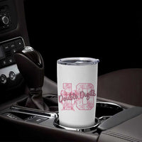 10th Birthday Tumbler Cup Double Digits Pink Coquette Bow 10 Year Old Aesthetic