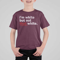 I'm White But Not That White T Shirt For Kid Funny Meme Quote