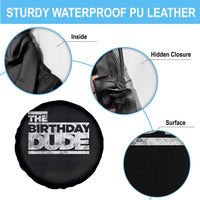 The Birthday Dude Spare Tire Cover Funny Birthday Guy Gift