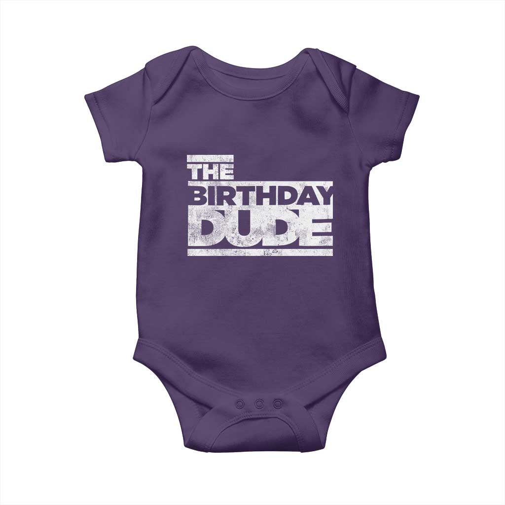 The Birthday Dude Baby Onesie Funny Birthday Guy Gift