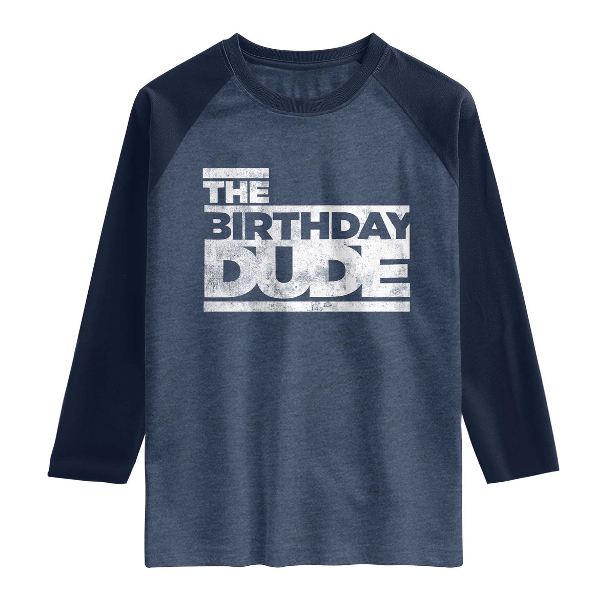 The Birthday Dude Raglan Shirt Funny Birthday Guy Gift