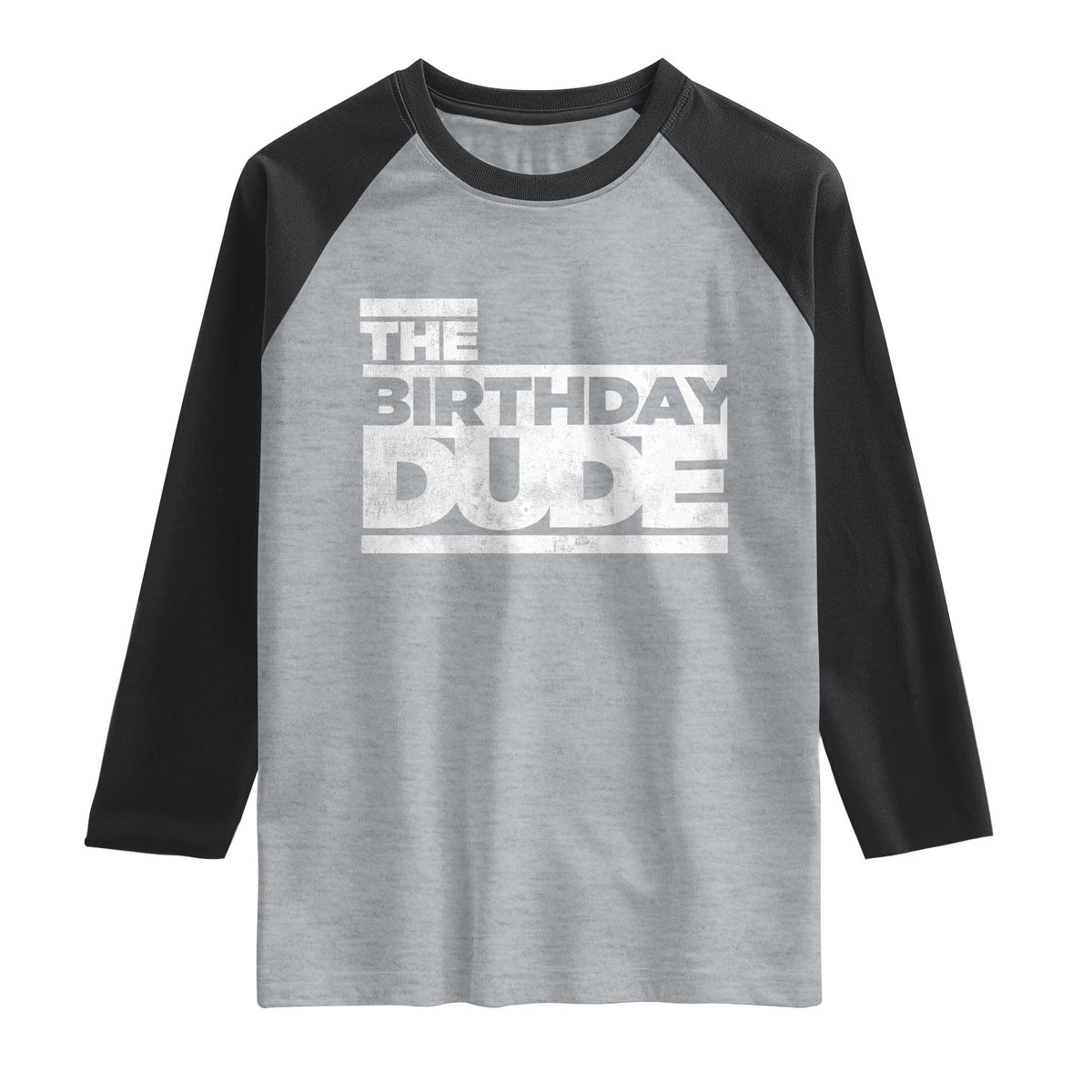 The Birthday Dude Raglan Shirt Funny Birthday Guy Gift