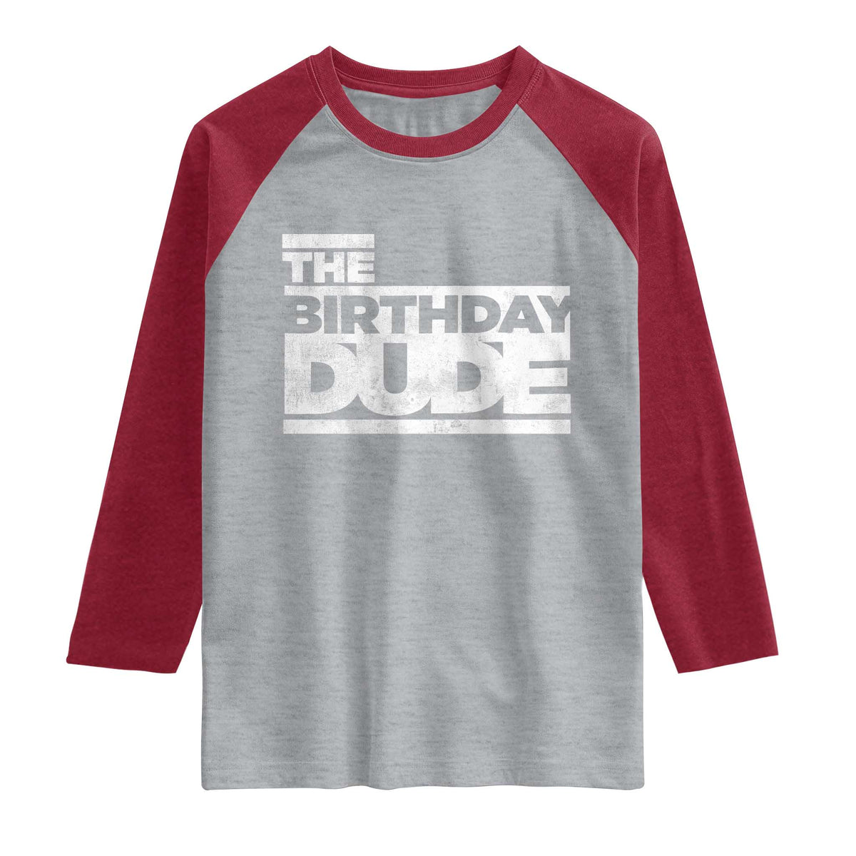 The Birthday Dude Raglan Shirt Funny Birthday Guy Gift