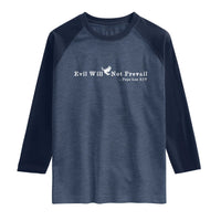 Evil Will Not Prevail Pope Leo XIV Raglan Shirt