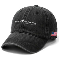 Evil Will Not Prevail Pope Leo XIV Washed Cotton Baseball Cap