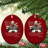 Pope Leo XIV Ceramic Ornament You Cannot Follow Both Christ And The Cruelty Of Kings