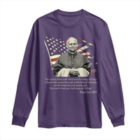 Pope Leo XIV Long Sleeve Shirt You Cannot Follow Both Christ And The Cruelty Of Kings