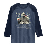 Pope Leo XIV Raglan Shirt You Cannot Follow Both Christ And The Cruelty Of Kings