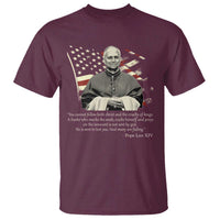Pope Leo XIV T Shirt You Cannot Follow Both Christ And The Cruelty Of Kings