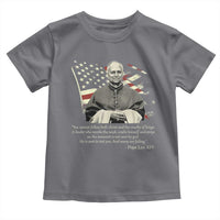 Pope Leo XIV Toddler T Shirt You Cannot Follow Both Christ And The Cruelty Of Kings