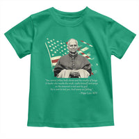 Pope Leo XIV Toddler T Shirt You Cannot Follow Both Christ And The Cruelty Of Kings
