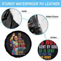 Pope Leo XIV No Kings Spare Tire Cover You Cannot Follow Both Christ And The Cruelty Of Kings