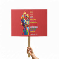 Pope Leo XIV No Kings Protest Sign You Cannot Follow Both Christ And The Cruelty Of Kings