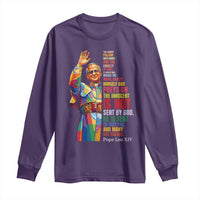 Pope Leo XIV No Kings Long Sleeve Shirt You Cannot Follow Both Christ And The Cruelty Of Kings