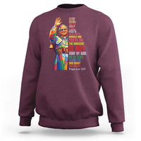 Pope Leo XIV No Kings Sweatshirt You Cannot Follow Both Christ And The Cruelty Of Kings