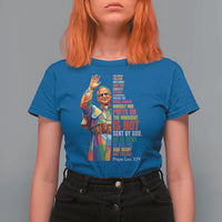 Pope Leo XIV No Kings T Shirt For Women You Cannot Follow Both Christ And The Cruelty Of Kings