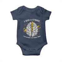 I Had A Stroke I Am Allowed To Do Weird Things Baby Onesie Stroke Survivors