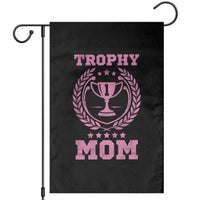 Trophy Mom Garden Flag Number One Mama Funny Mother's Day