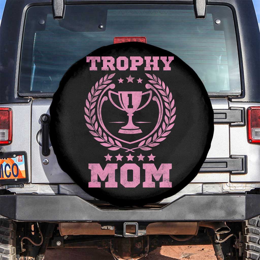 Trophy Mom Spare Tire Cover Number One Mama Funny Mother's Day