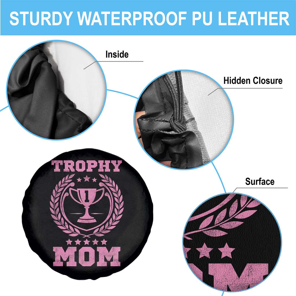 Trophy Mom Spare Tire Cover Number One Mama Funny Mother's Day