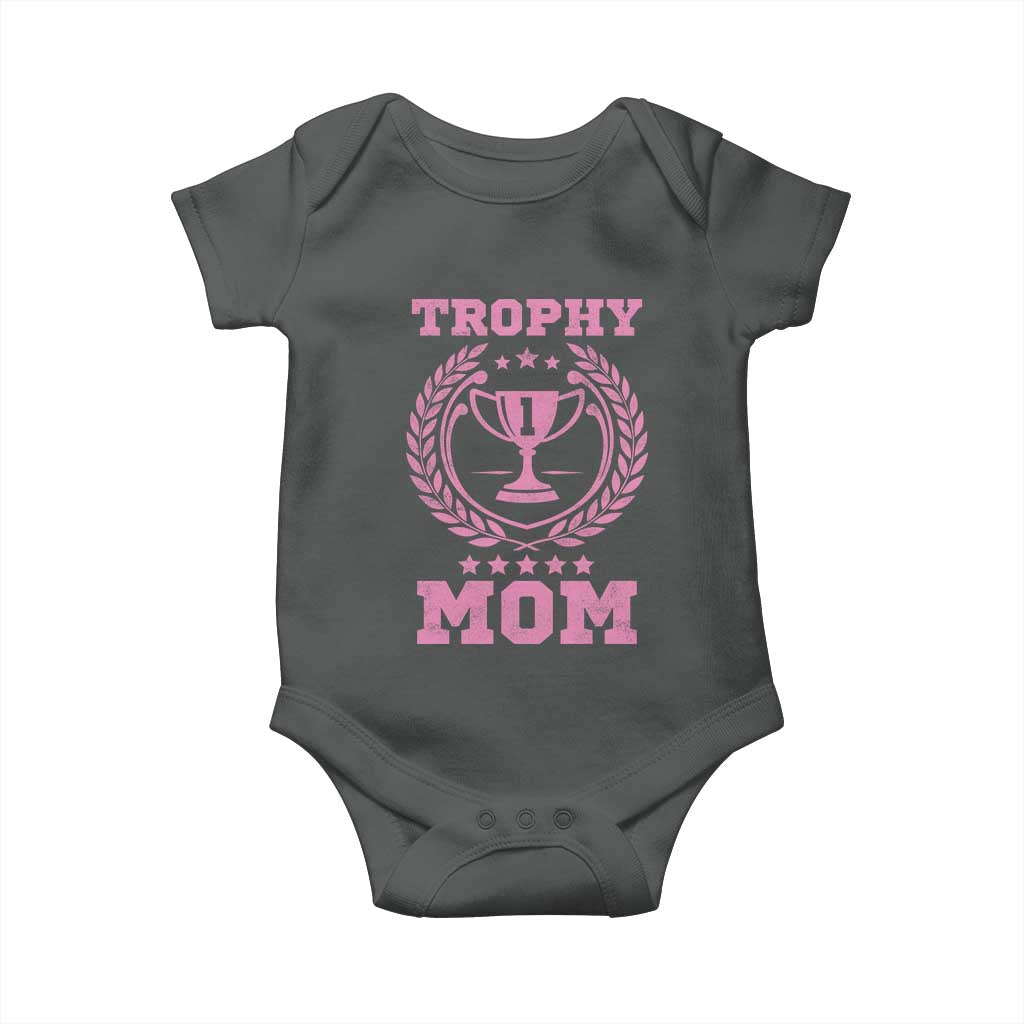 Trophy Mom Baby Onesie Number One Mama Funny Mother's Day
