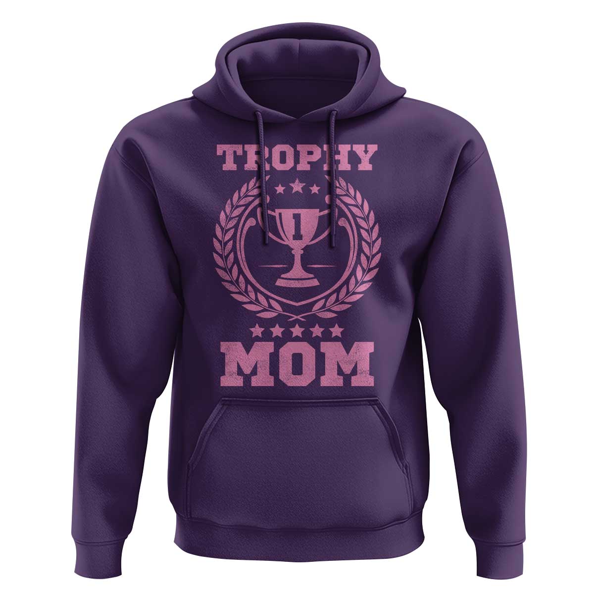 Trophy Mom Hoodie Number One Mama Funny Mother's Day