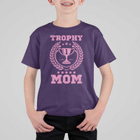Trophy Mom T Shirt For Kid Number One Mama Funny Mother's Day