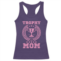 Trophy Mom Racerback Tank Top Number One Mama Funny Mother's Day