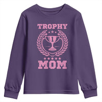 Trophy Mom Youth Sweatshirt Number One Mama Funny Mother's Day