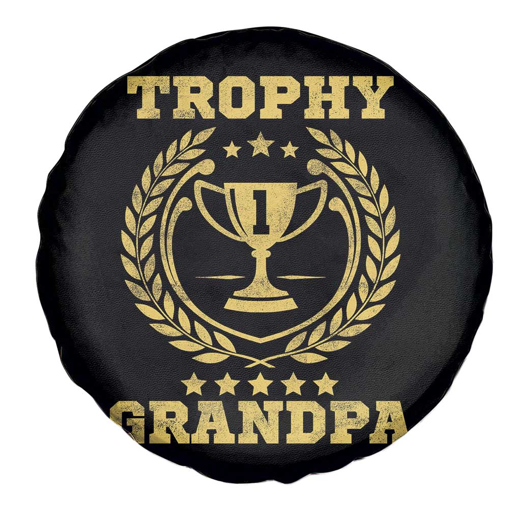 Trophy Grandpa Spare Tire Cover Funny Number One Grandfather