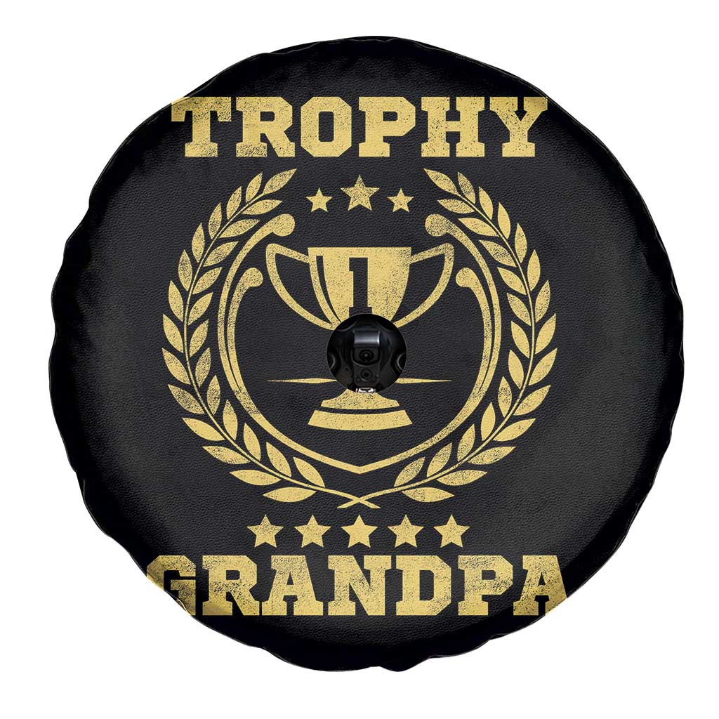 Trophy Grandpa Spare Tire Cover Funny Number One Grandfather
