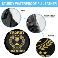 Trophy Grandpa Spare Tire Cover Funny Number One Grandfather