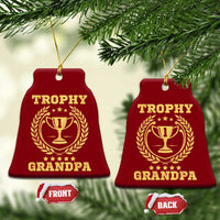 Trophy Grandpa Ceramic Ornament Funny Number One Grandfather