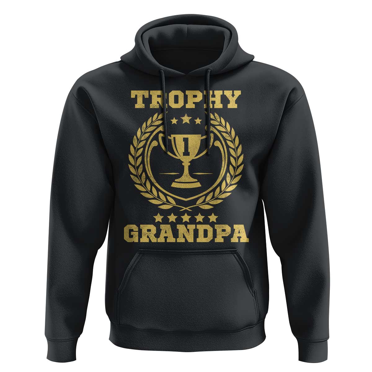 Trophy Grandpa Hoodie Funny Number One Grandfather