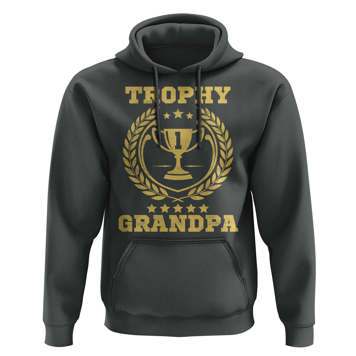 Trophy Grandpa Hoodie Funny Number One Grandfather