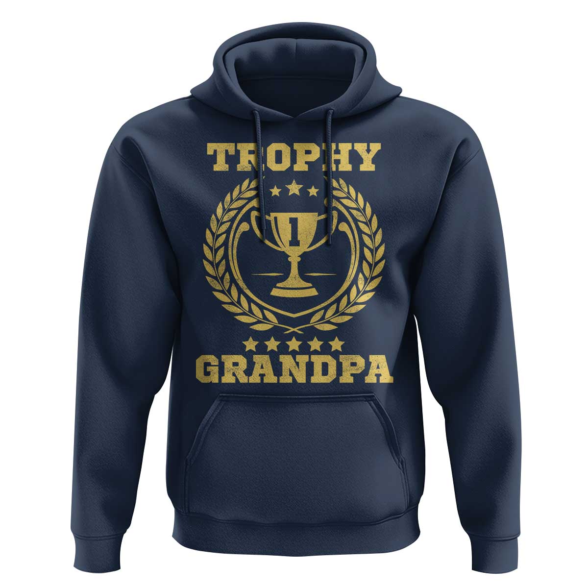 Trophy Grandpa Hoodie Funny Number One Grandfather