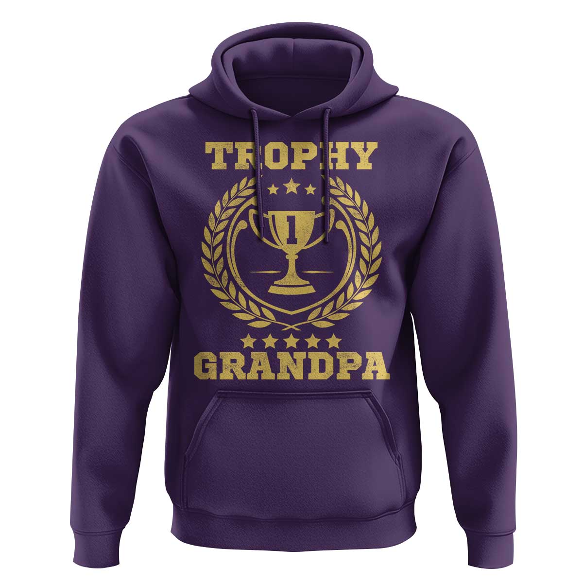 Trophy Grandpa Hoodie Funny Number One Grandfather
