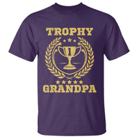Trophy Grandpa T Shirt Funny Number One Grandfather