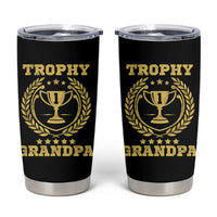 Trophy Grandpa Tumbler Cup Funny Number One Grandfather