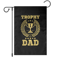 Trophy Dad Garden Flag Number One Daddy Funny Dad Joke