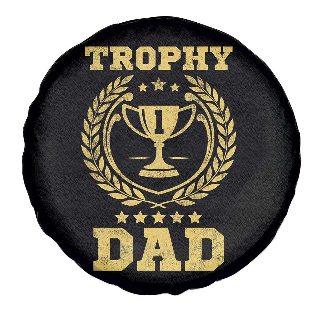 Trophy Dad Spare Tire Cover Number One Daddy Funny Dad Joke