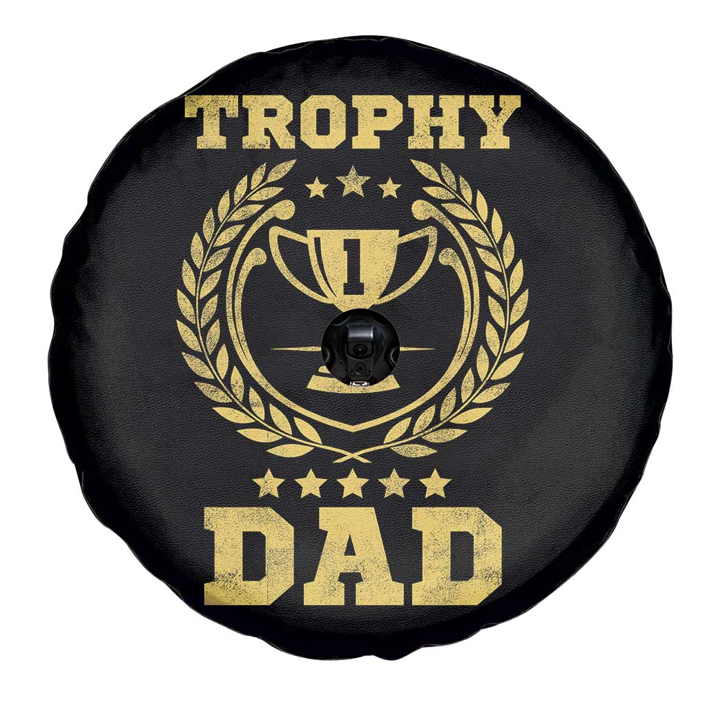 Trophy Dad Spare Tire Cover Number One Daddy Funny Dad Joke