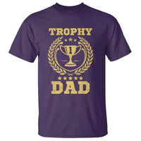 Trophy Dad T Shirt Number One Daddy Funny Dad Joke