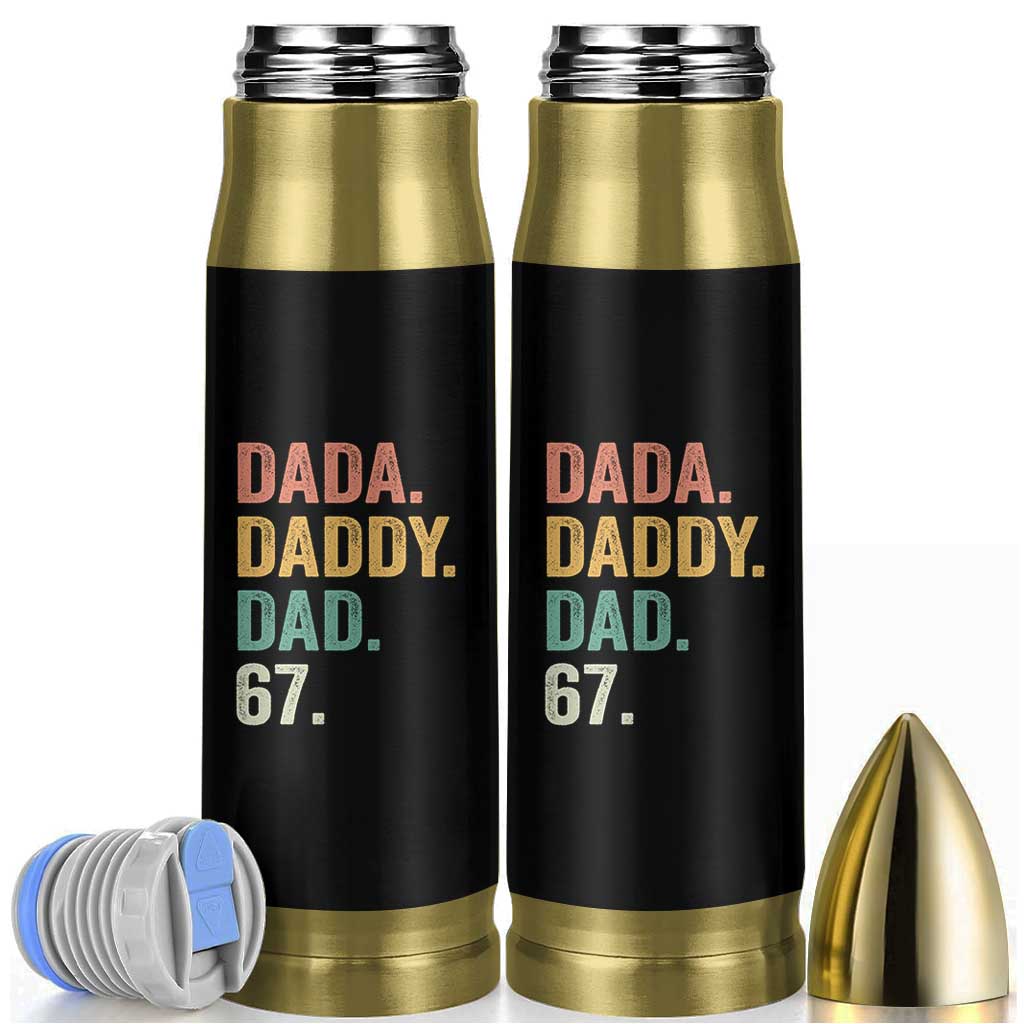 Dada Daddy Dad 67 Bullet Tumbler Funny Six Seven Father's Day