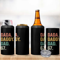 Dada Daddy Dad 67 4 in 1 Can Cooler Tumbler Funny Six Seven Father's Day