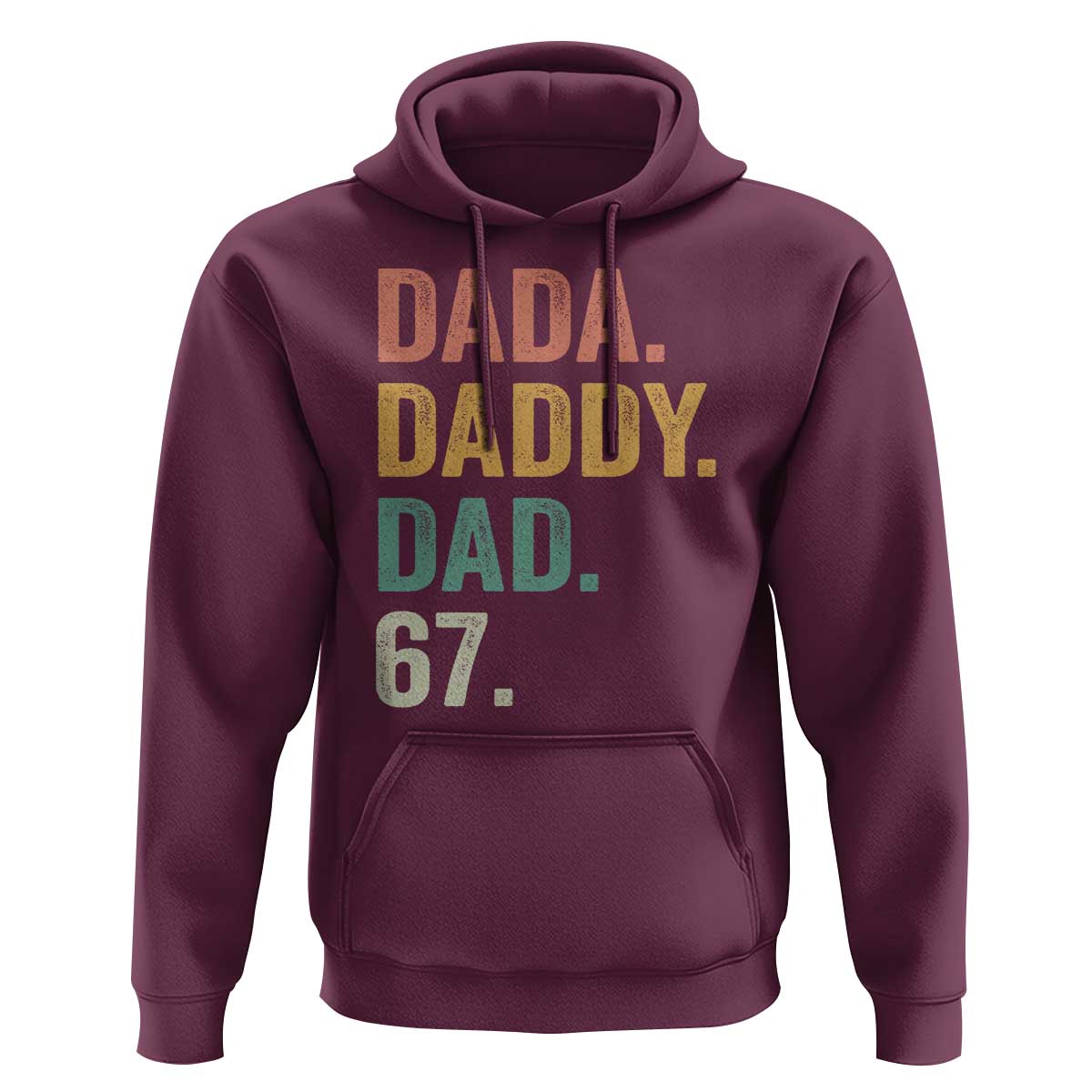 Dada Daddy Dad 67 Hoodie Funny Six Seven Father's Day