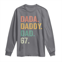 Dada Daddy Dad 67 Long Sleeve Shirt Funny Six Seven Father's Day
