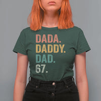 Dada Daddy Dad 67 T Shirt For Women Funny Six Seven Father's Day