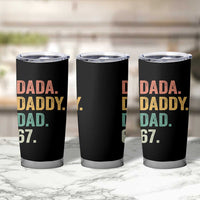 Dada Daddy Dad 67 Tumbler Cup Funny Six Seven Father's Day